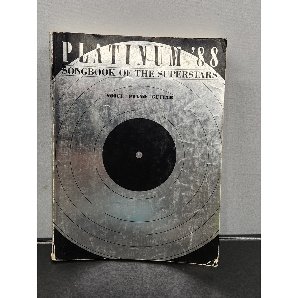 Platinum '88 Songbook of the Superstars Warner Bros Voice Piano Guitar Book